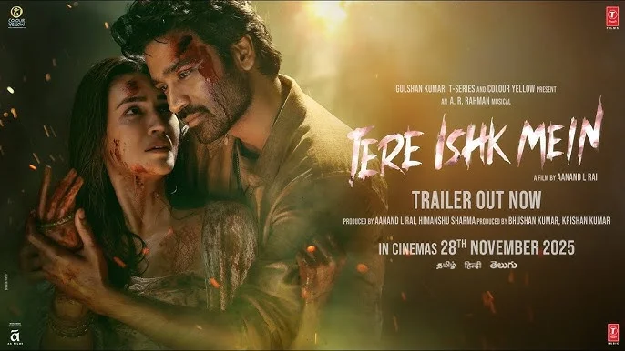 Tere Ishk Mein: Trailer (Hindi) | Dhanush, Kriti S | AR Rahman | Aanand L Rai | Bhushan K | 28 Nov
